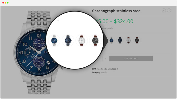 woocommerce product attributes images swatches