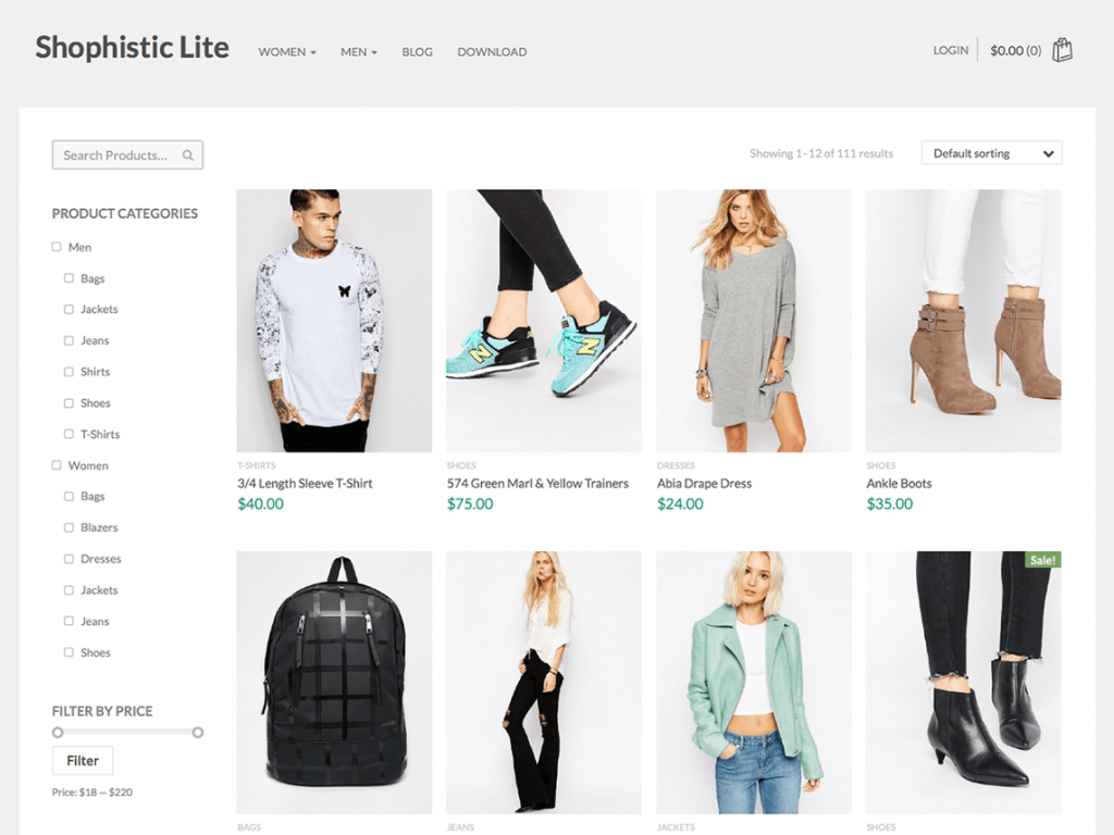 Shophistic Lite Free WooCommerce Themes For WordPress