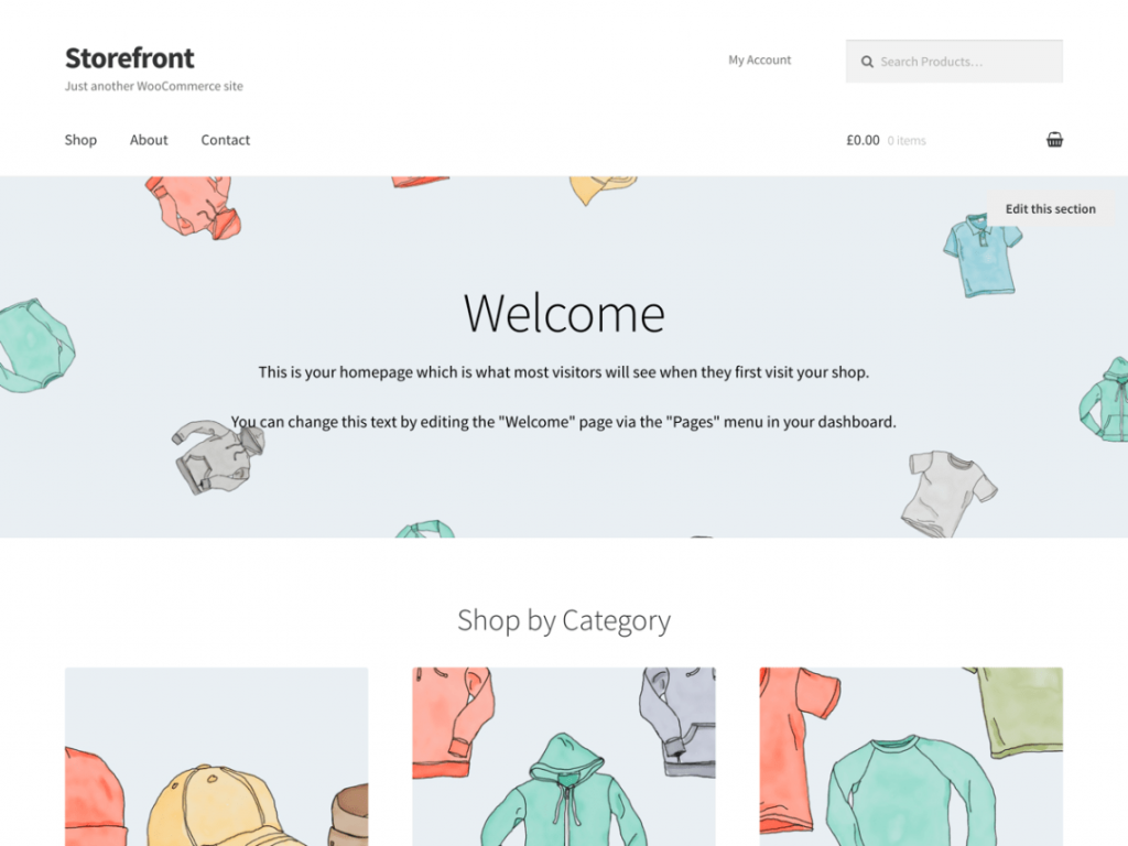 Storefront Free WooCommerce Themes For WordPress