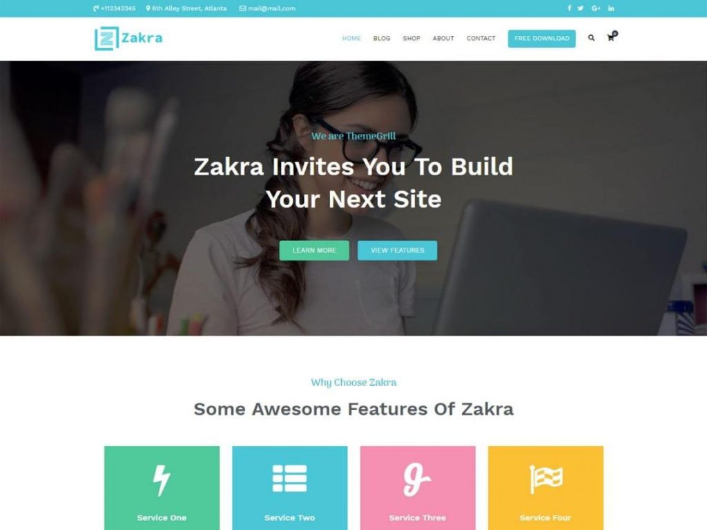 Zakra Free WooCommerce Themes For WordPress