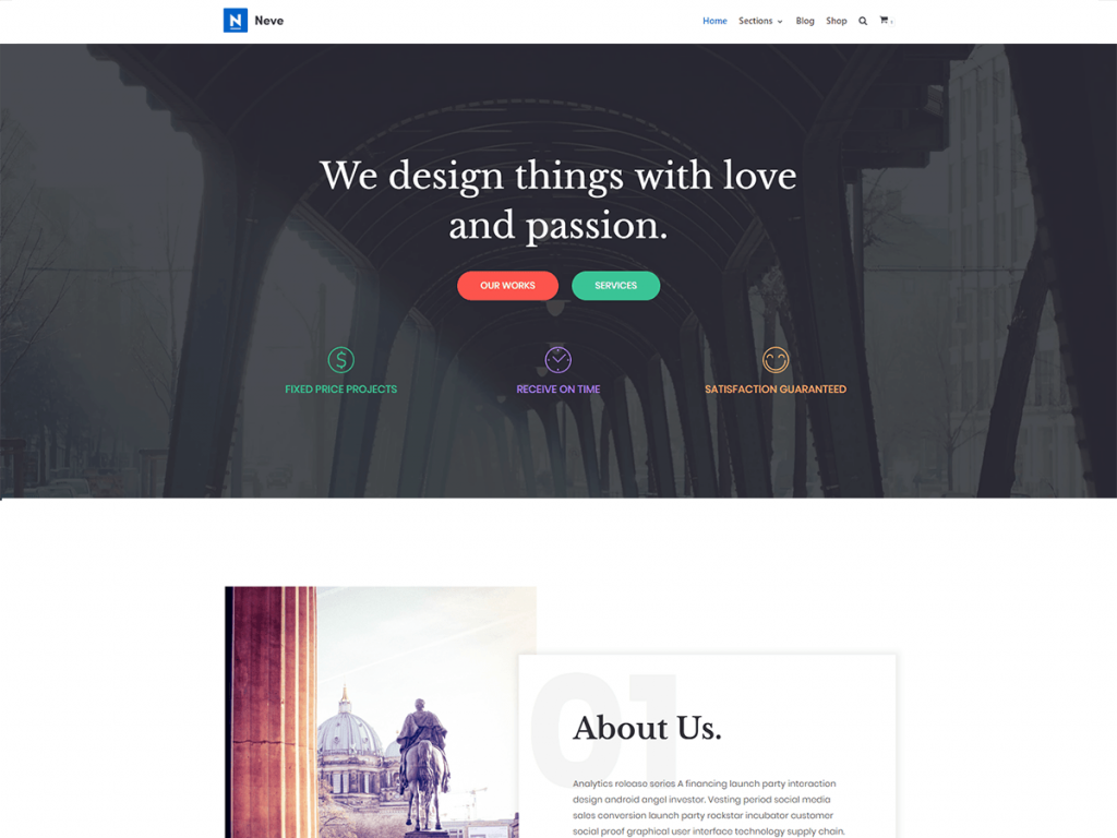 Neve Free WooCommerce Themes For WordPress