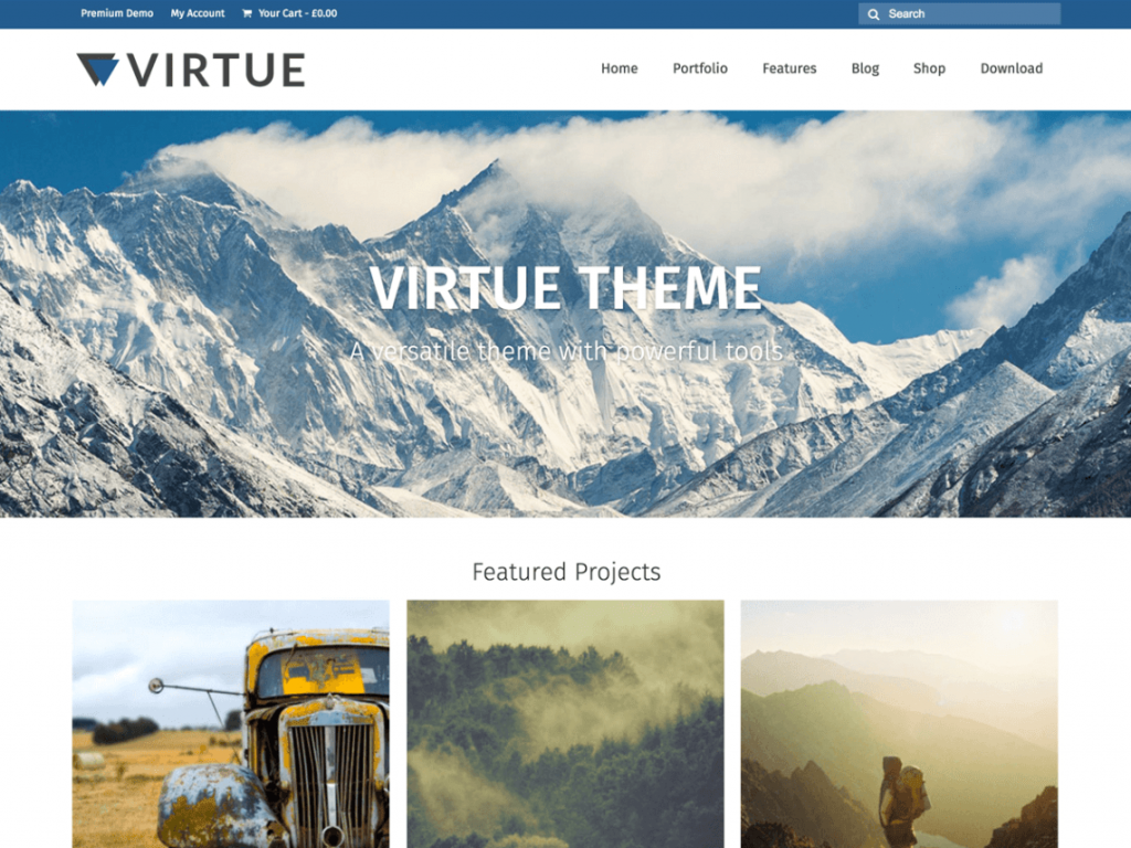 Virtue Free WooCommerce Themes For WordPress