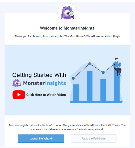 Google analytics to Monsterinsight