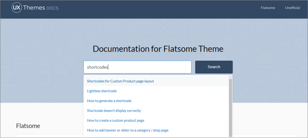 documentation of flatsome