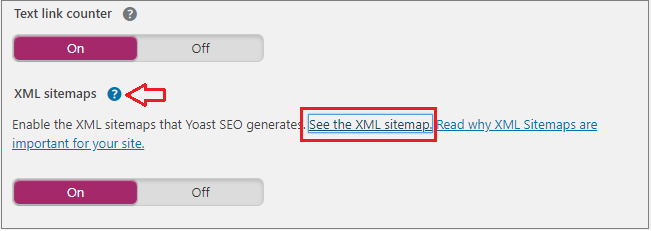 xml sitemap link