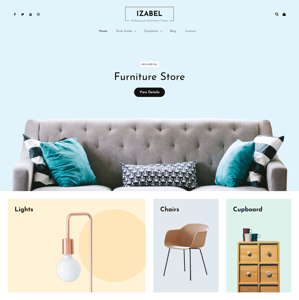 izabel right woocommerce theme