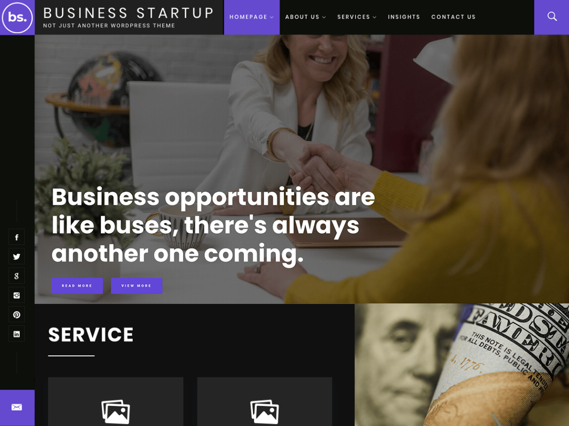 business wordpress theme