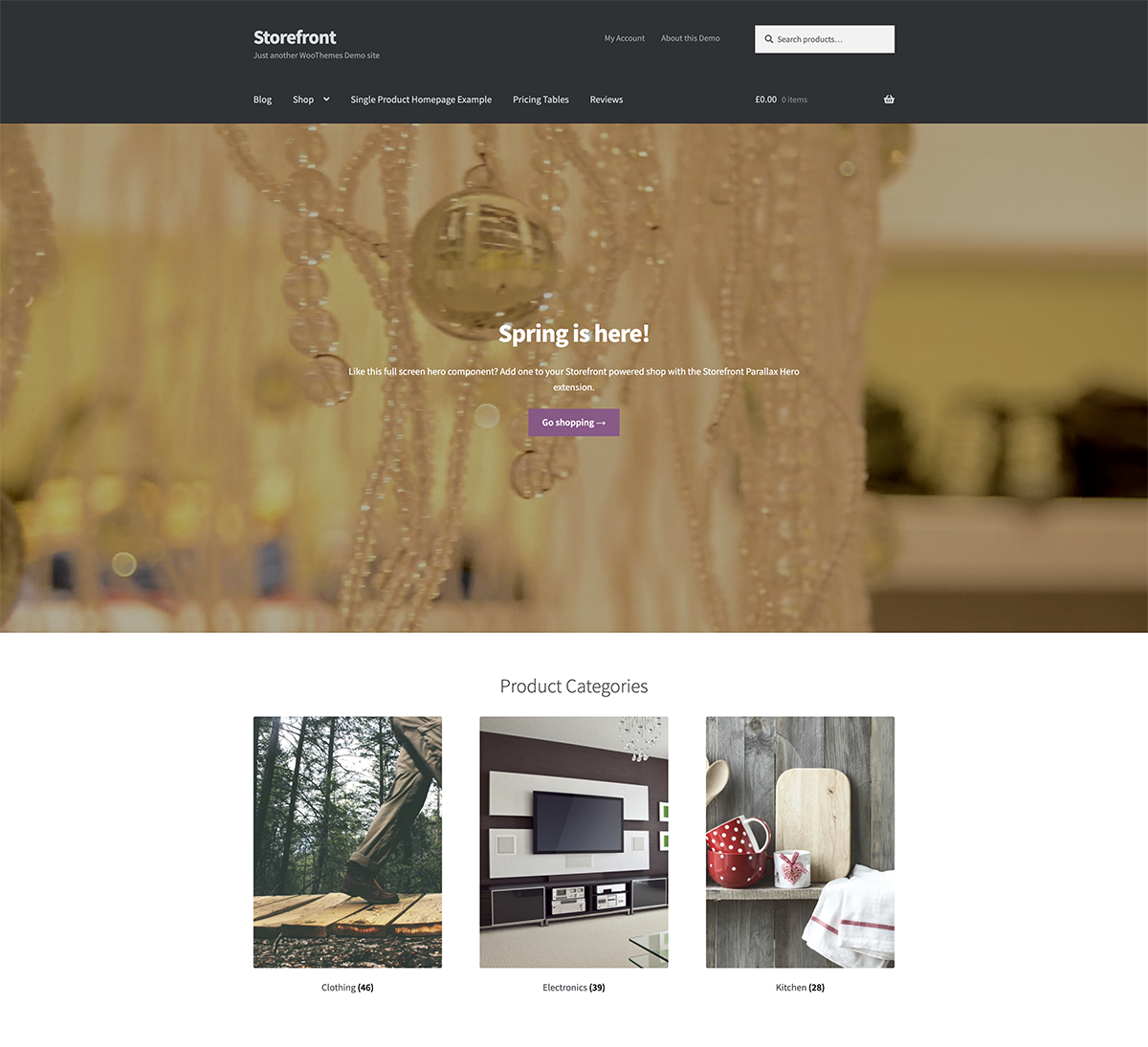 storefront right woocommerce theme free