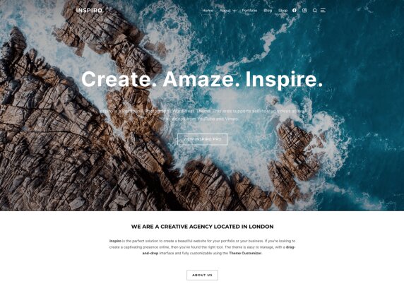 inspiro best elementor wordpress themes