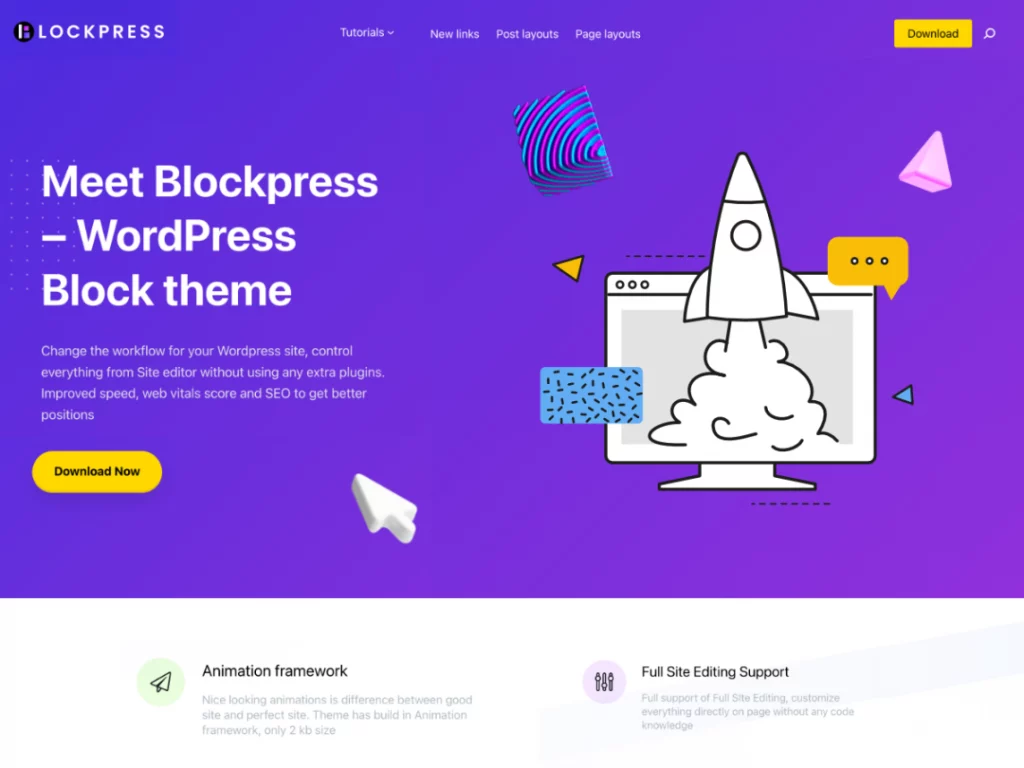 Blockpress SEO optimized theme
