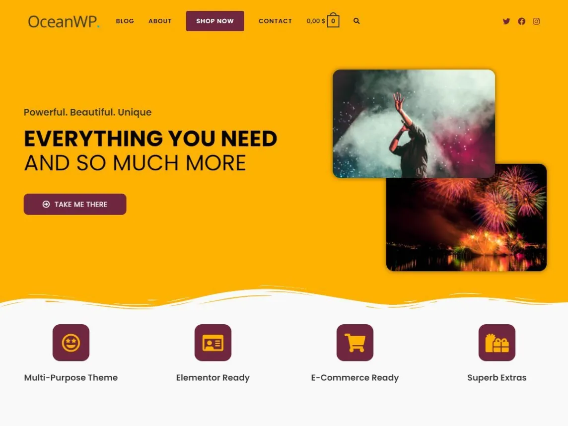 oceanwp best elementor wordpress themes