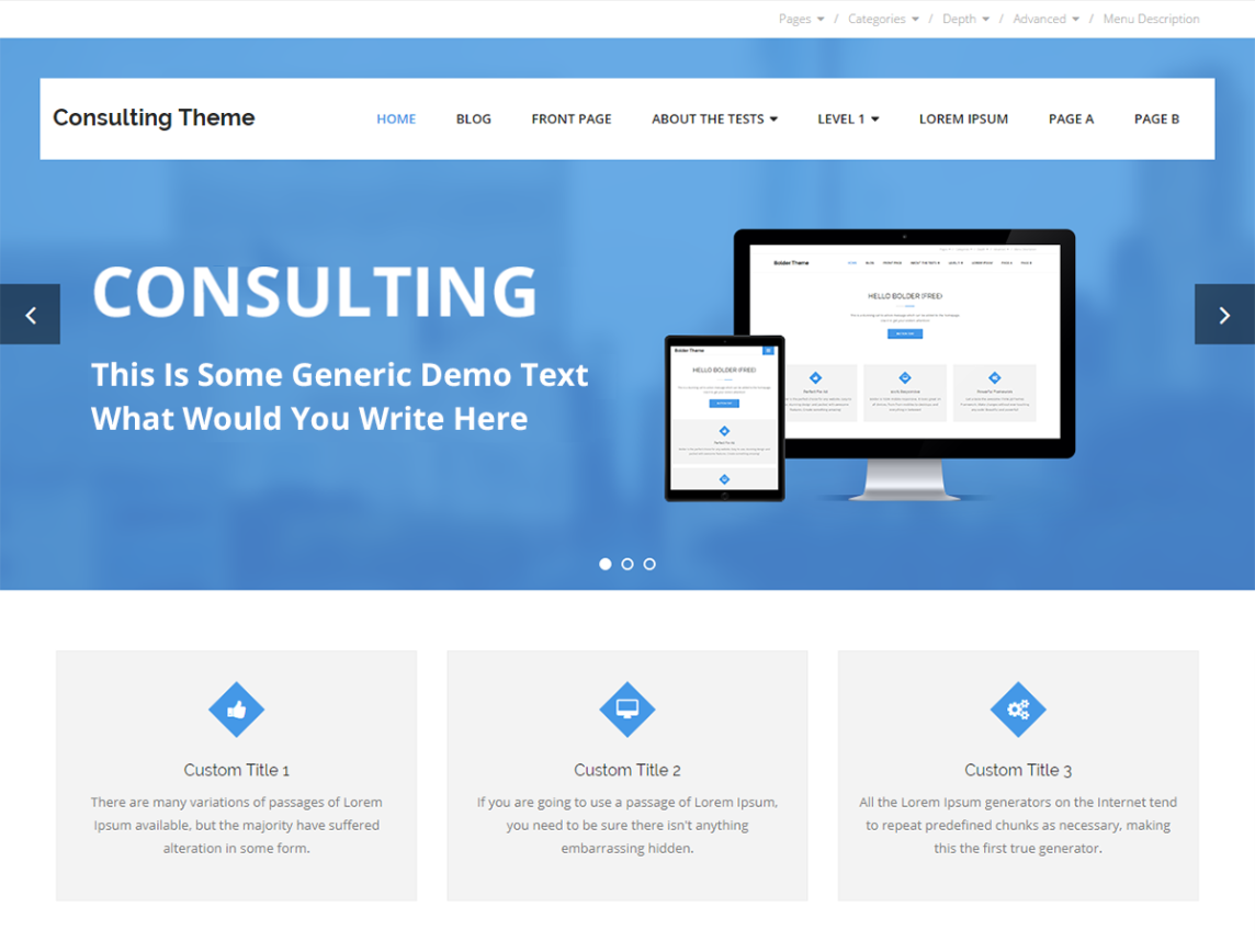 consulting creative agency theme WordPress
