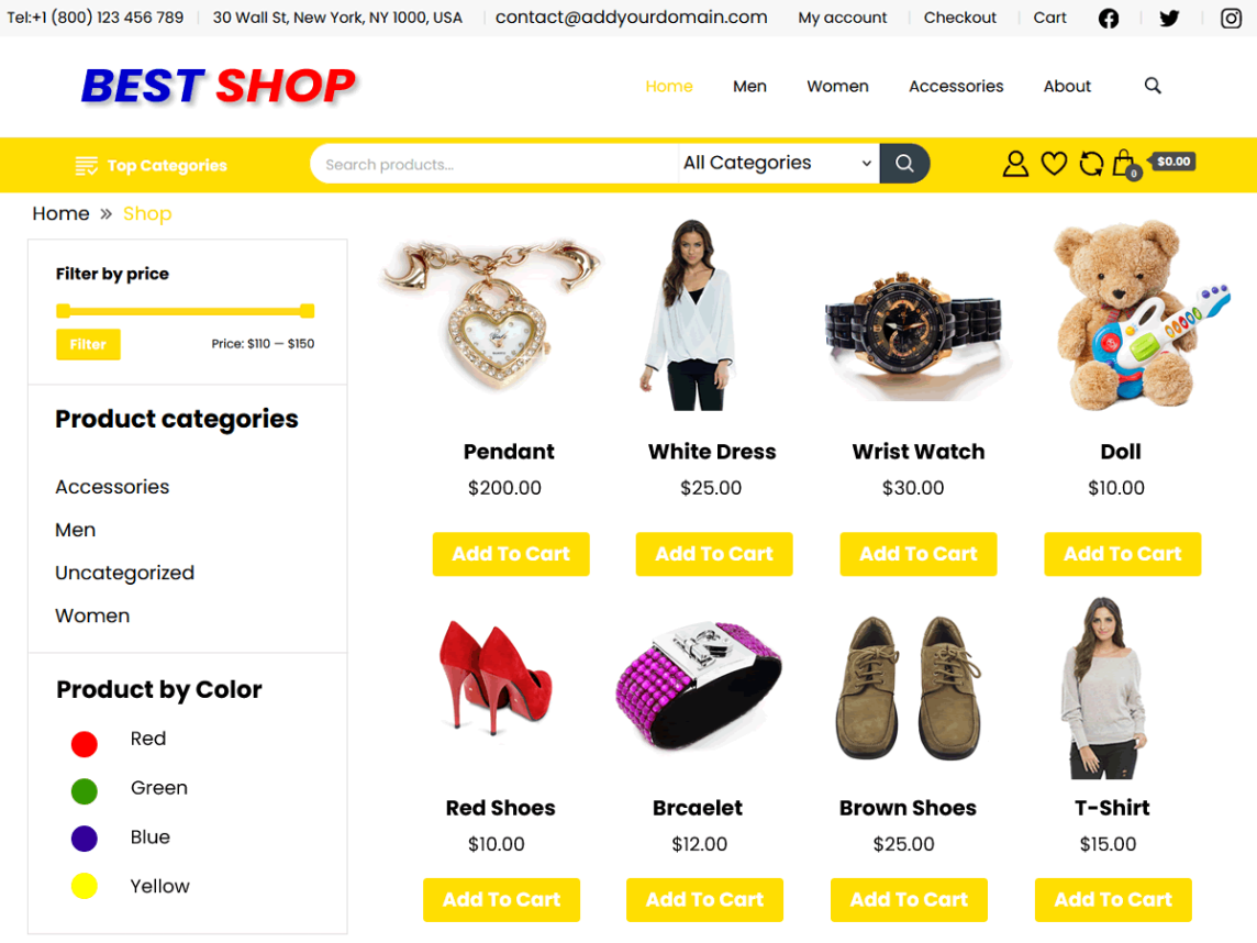 free WooCommerce theme