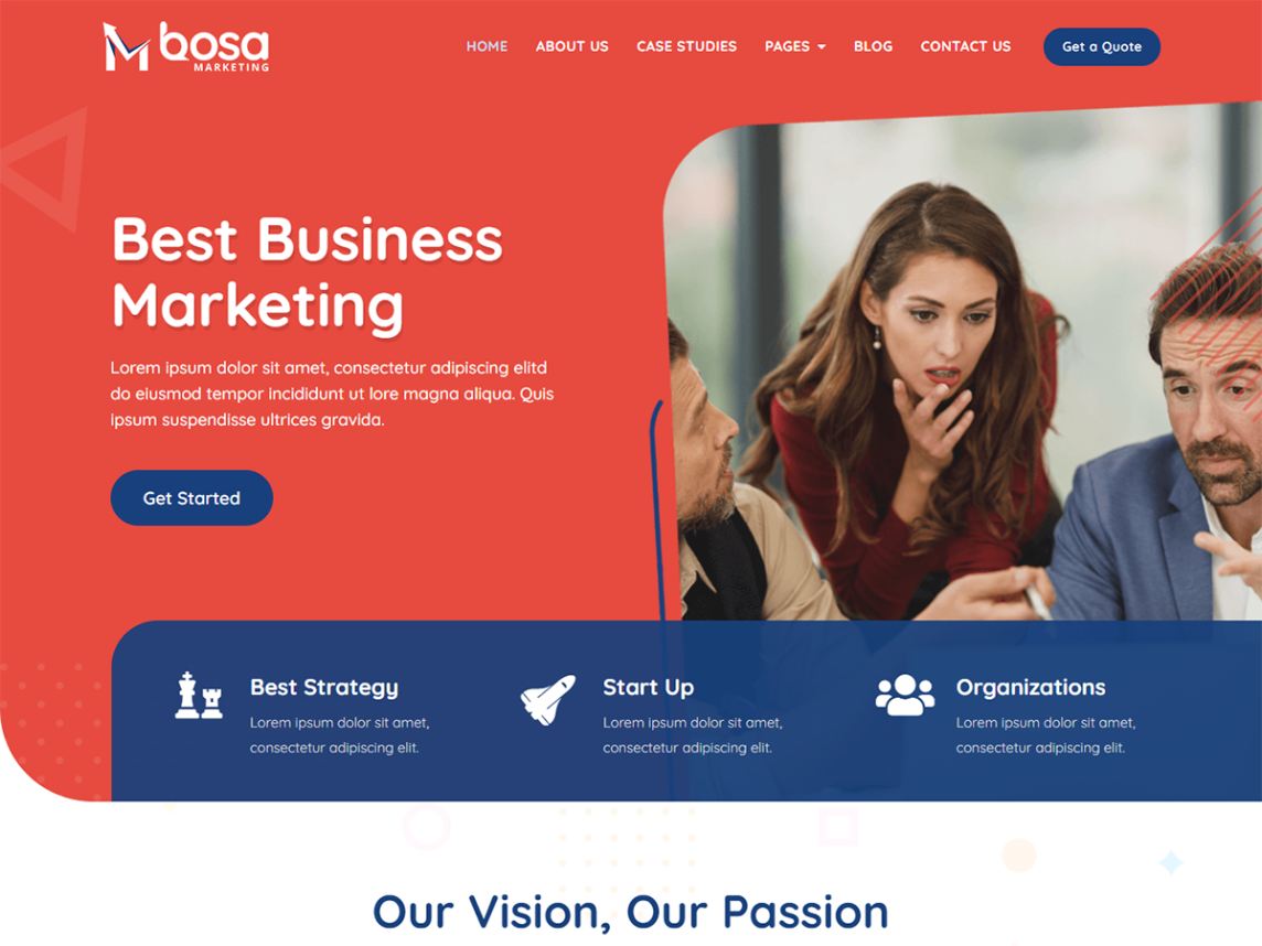 bosa marketing free theme