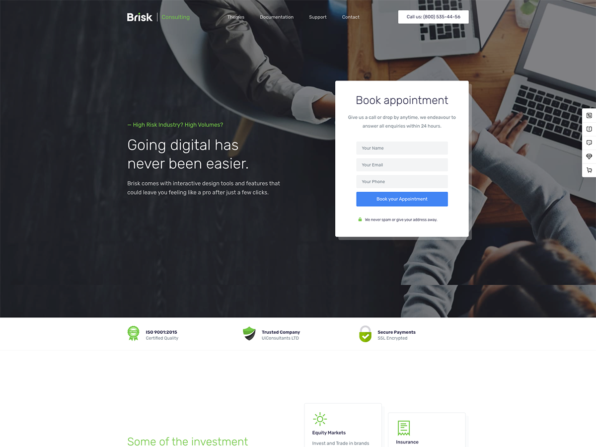 best WordPress theme for consulting business