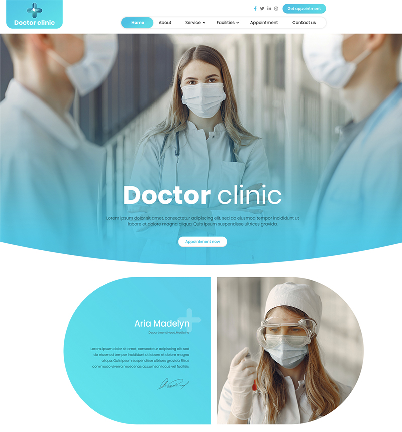 doctor clinic medical wordpress themes