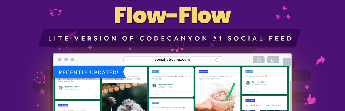 flow flow WordPress social media plugin