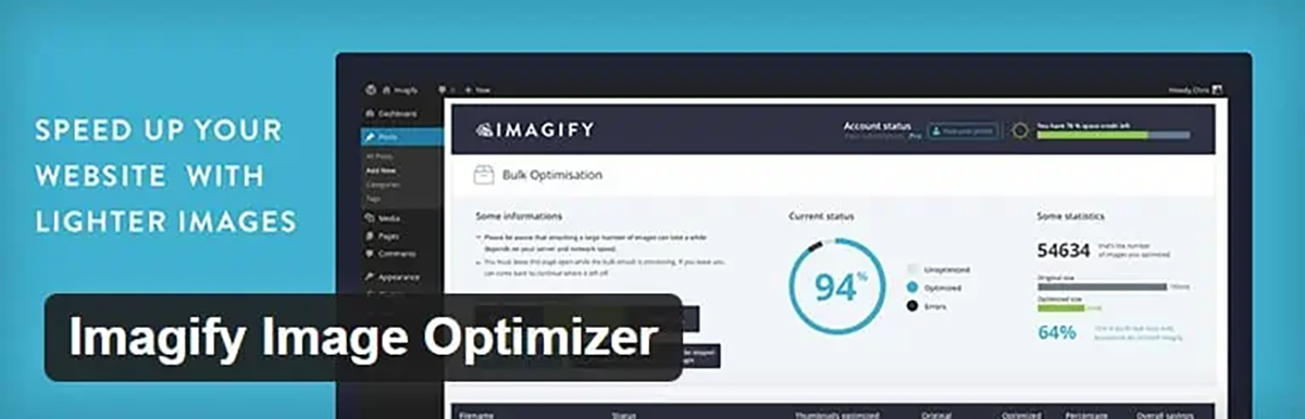 imagify WordPress image optimization plugin