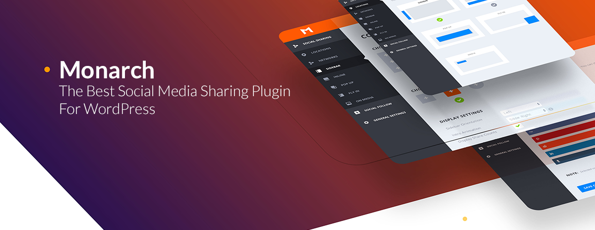 monarch WordPress social media plugin
