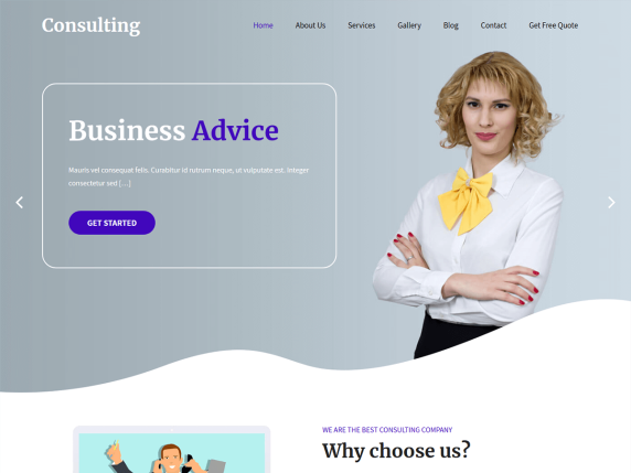 free consulting WordPress theme 2022