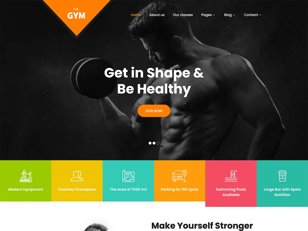 free WordPress themes personal trainer 