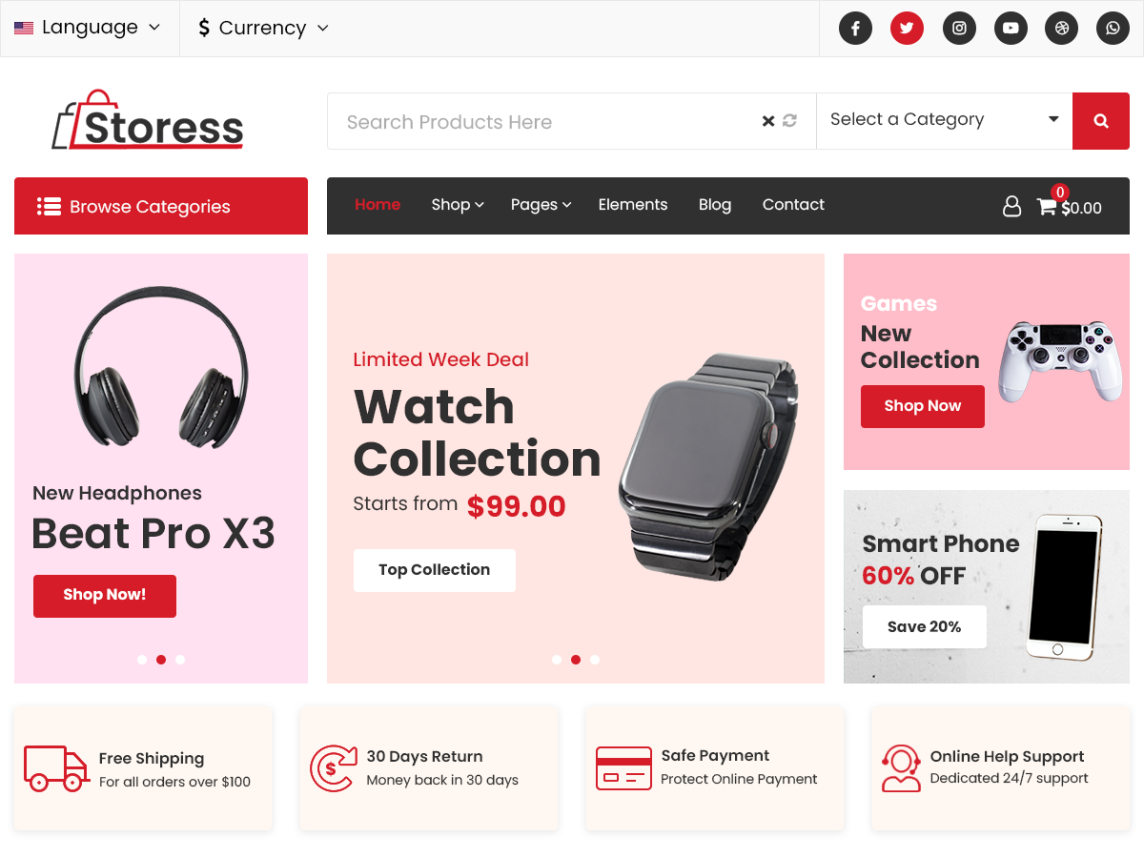 WooCommerce themes for free