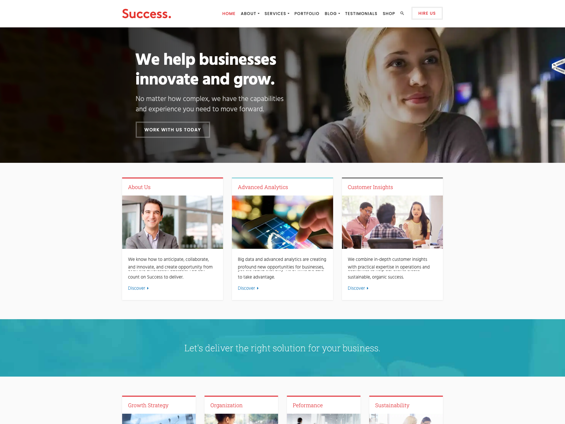 consulting WordPress theme