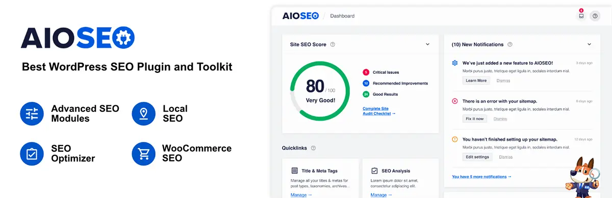 AIOSEO WordPress marketing plugins