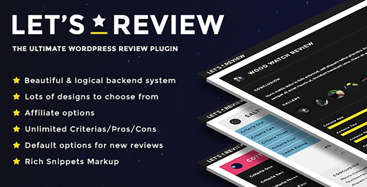 lets reviews plugin