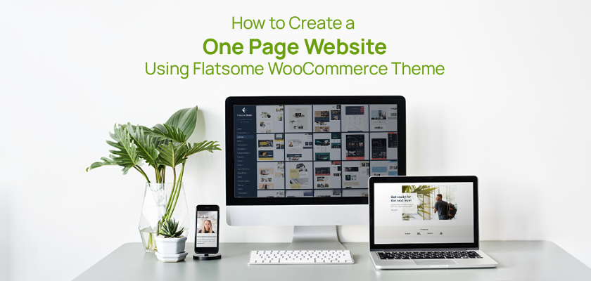 create a one page website