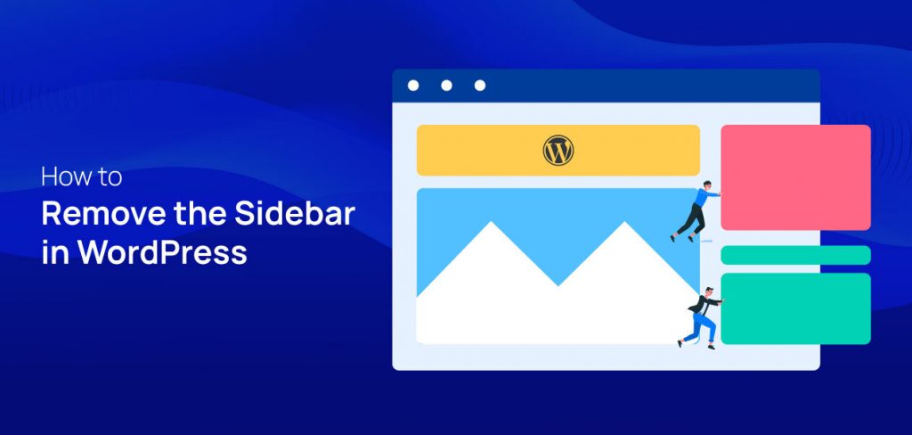 remove sidebar from WordPress