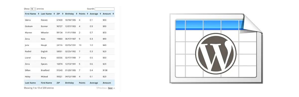 tableplress WordPress table plugin