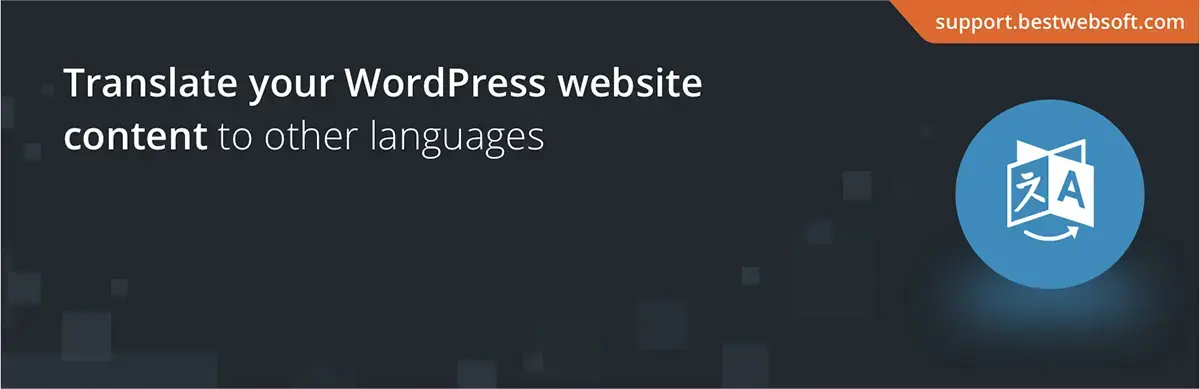 Multilanguage WordPress translation plugin