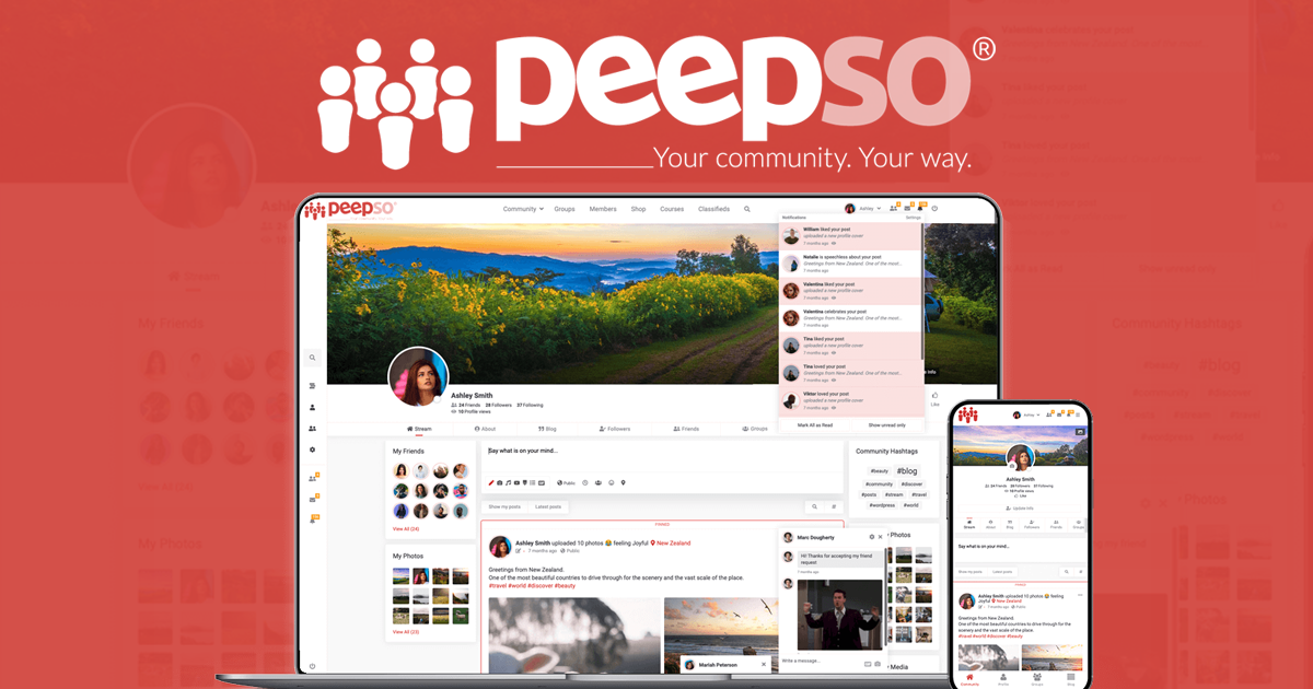 PeepSo forum plugin for WordPress