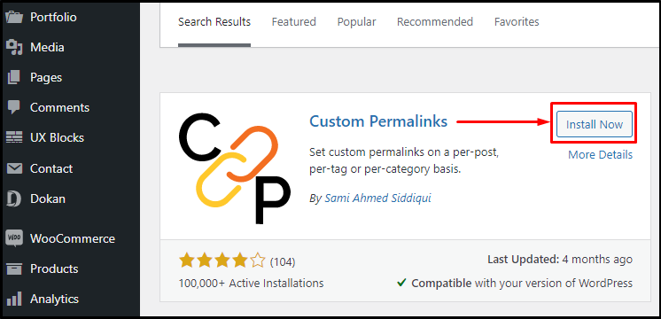 create custom permalinks in WordPress