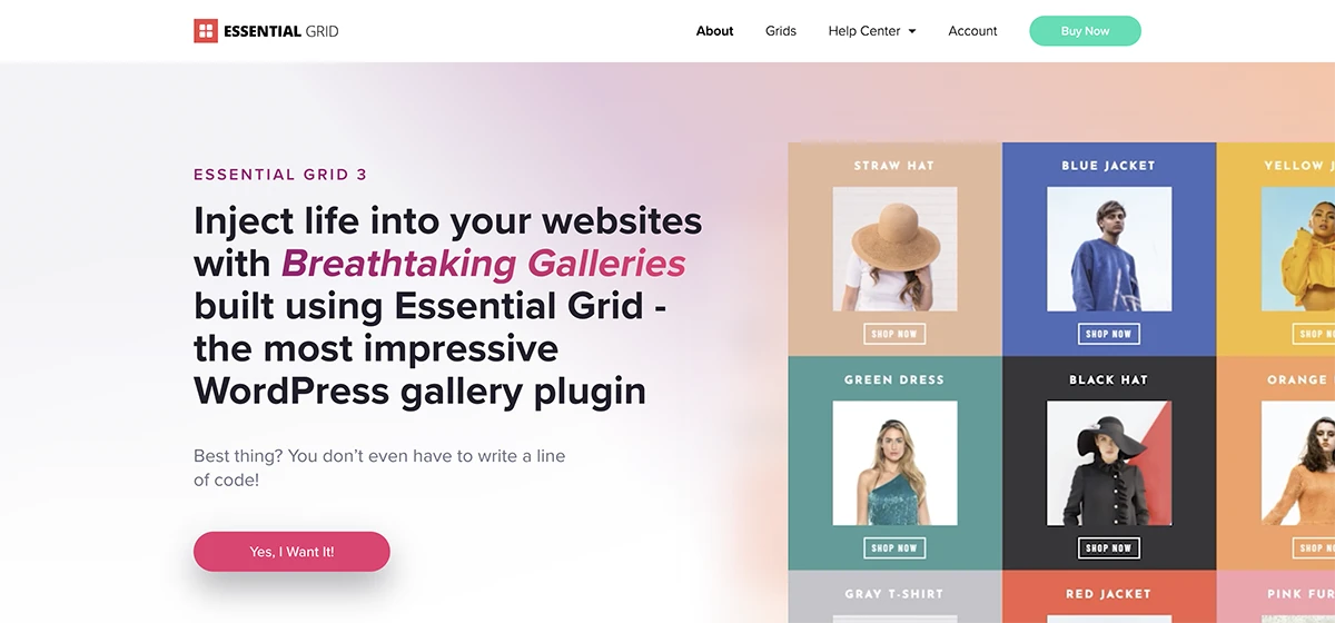 Essential Grid WordPress grid plugin