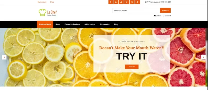 Create by Mediavine WordPress recipe plugin