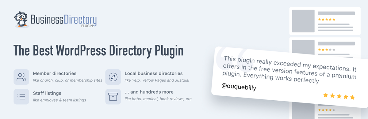 Business Directory Plugin WordPress directory plugin