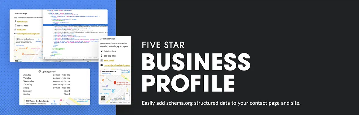 Five Star Business Profile and Schema WordPress schema plugin