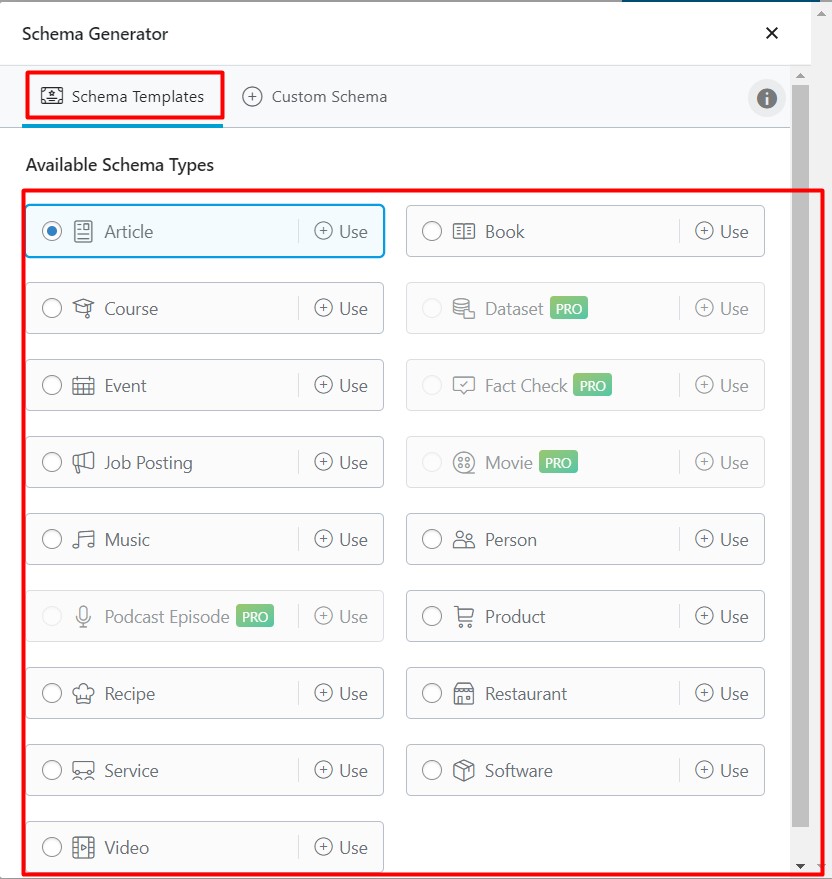 WordPress Schema Markup