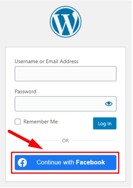 WordPress Facebook Login