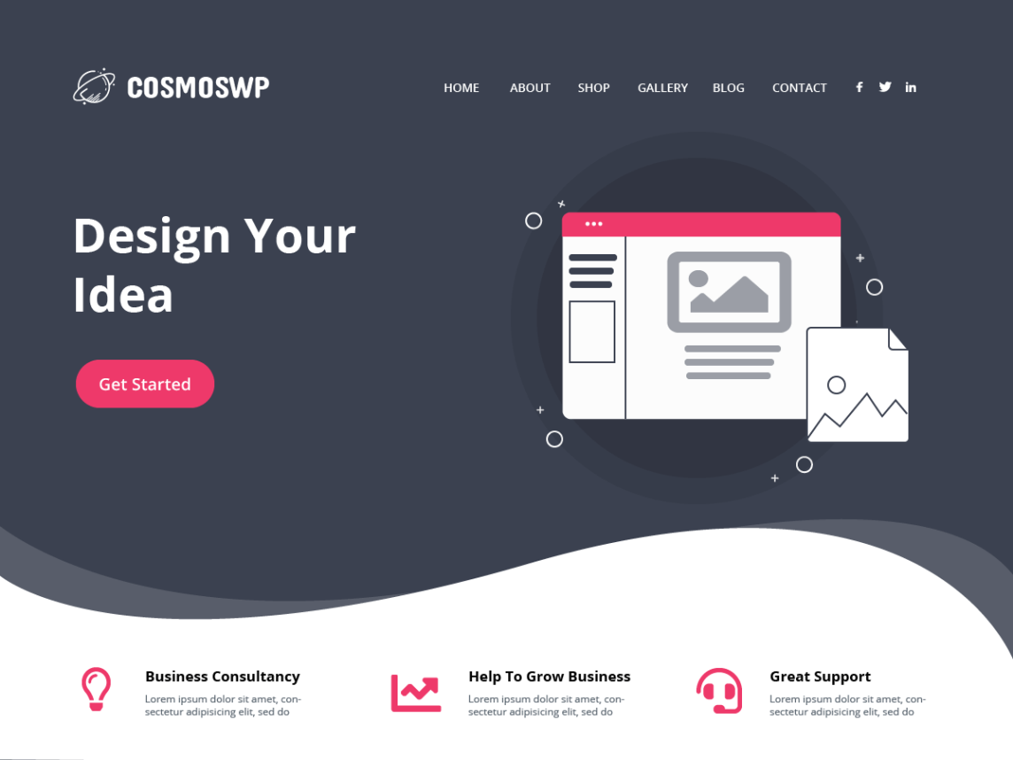 CosmosWP Gutenberg WordPress theme