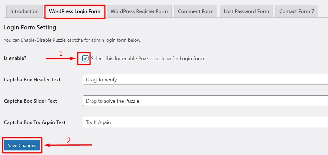 add CAPTCHA to WordPress