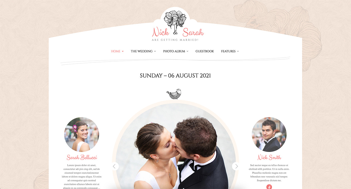  Wedding WordPress Theme WordPress wedding theme