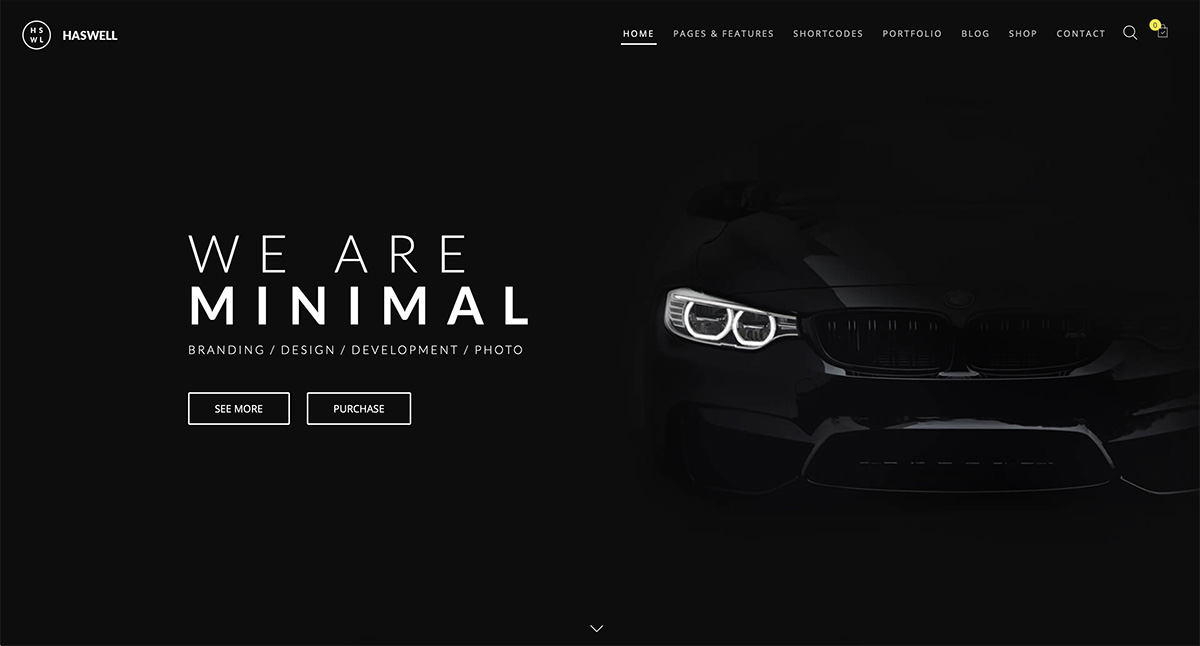 Haswell material design WordPress theme