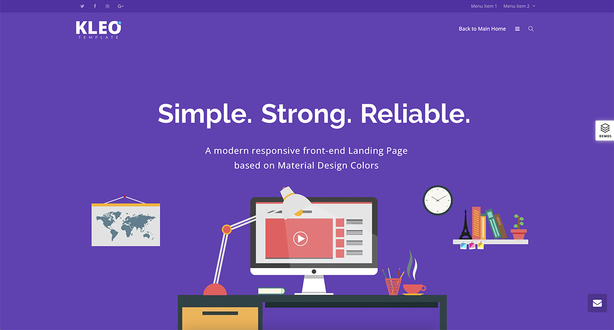 KLEO material design WordPress theme