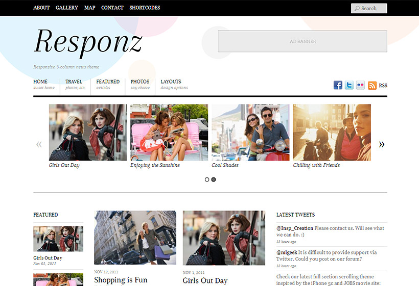 Responz Adsense optimized WordPress theme