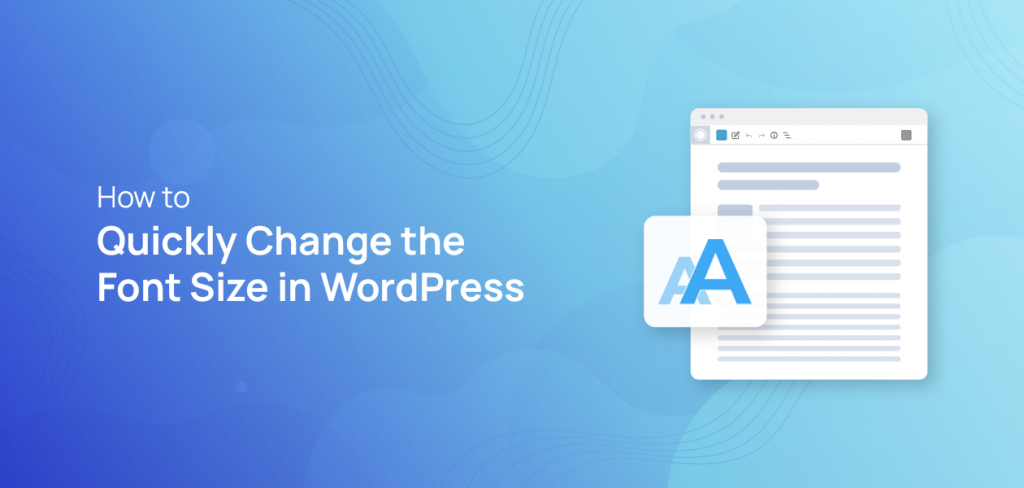 Change font size on WordPress