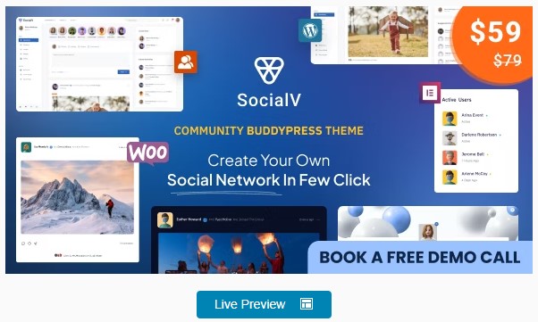 SocialV Community Theme