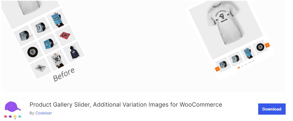 Product Gallery Slider, Additional Variation Images for WooCommerce By Codeixer